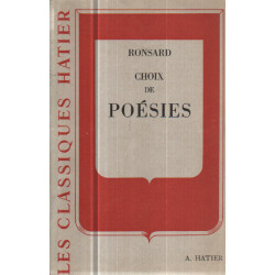 Choix de poésies