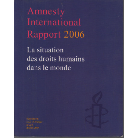 Rapport amnesty international 2006