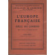 L'europe francaise au siècle des lumières