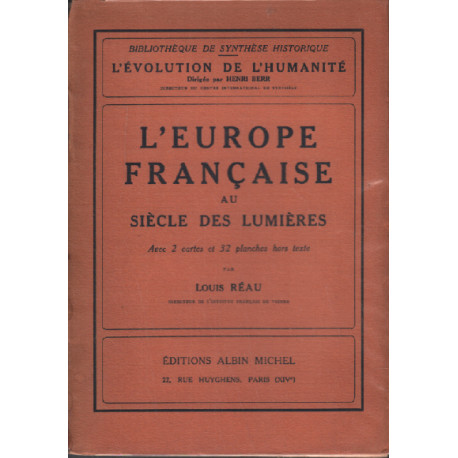 L'europe francaise au siècle des lumières