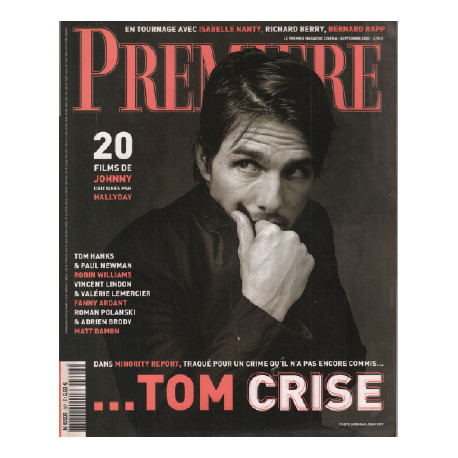 Revue cinéma première n° 307 tom cruise 20 films de johnny