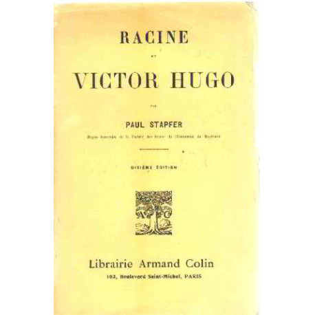Racine et victor hugo