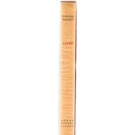 Sapho : Moeurs parisiennes. Préface de Robert Kemp ... Burin...