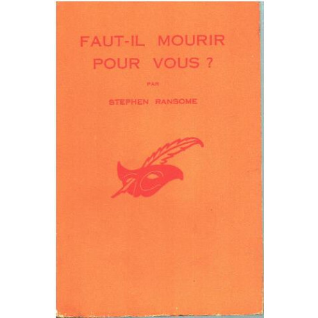 Faut il mourir pour vous