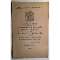 Documents concernant les traitements infligés en Allemagne à des...