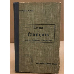 Leçons de Français/ ecoles primaires supérieures