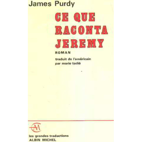 Ce que raconta jeremy