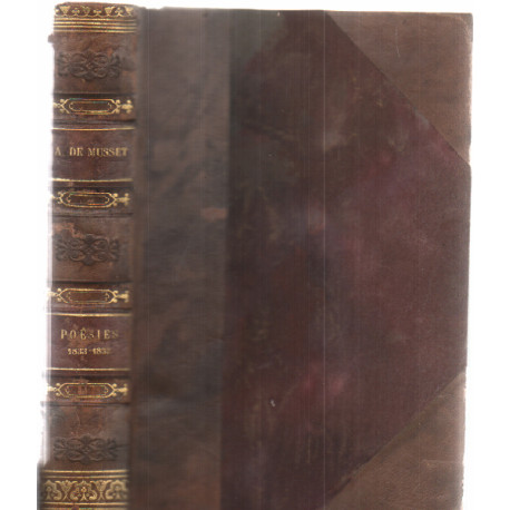 Poesies 1833-1852 / rolla -les nuits -poesies nouvelles -contes en...