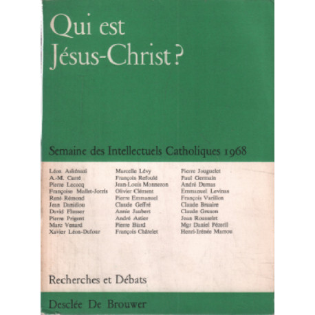 Qui est jesus christ