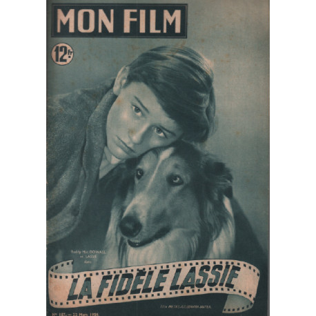 La fidèle lassie / revue mon film n° 187 roddy mac dowall lassie