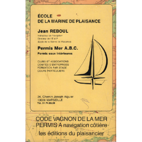 Code Vagnon de la mer. Permis à navigation côtière
