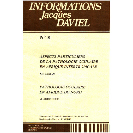 Informations jacques daviel n° 8 / aspects particuliers de la...