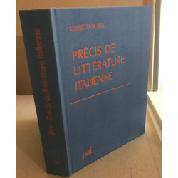 Précis de littérature italienne