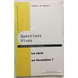 Le récit en formation