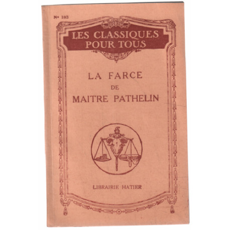 La farce de maitre pathelin