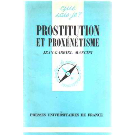 Prostitution et proxénétisme
