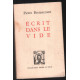 Écrit dans le vide