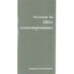 Dictionnaire des idées contemporaines