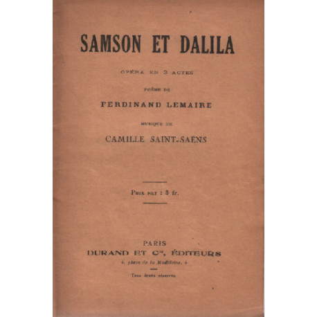 Samson et dalila