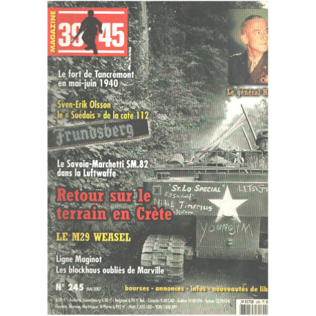 Magazine 39-45 n° 245 / retour sur le terrain en crete