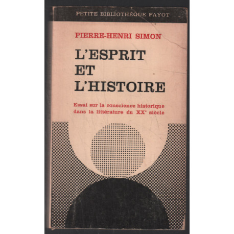 L'esprit et l'histoire