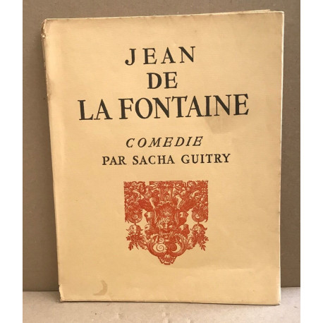 Jean de la Fontaine / comédie / exemplaire numéroté382/1250 sur...