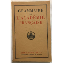 Grammaire de l' Académie Francaise