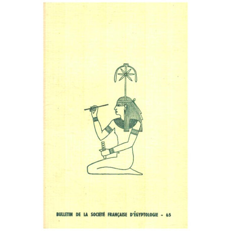 Bulletin de la societe française d'egyptologie n° 65