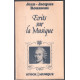 Ecrits sur la musique