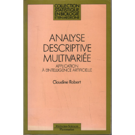 Analyse descriptive multivariée : Application à l'intelligence...