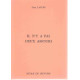 Ecole de lecture.. "Il n'y a pas deux amours"
