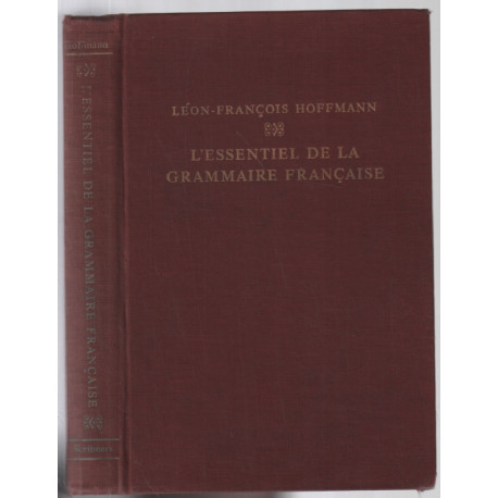 L'essentiel de la grammaire fracnaise
