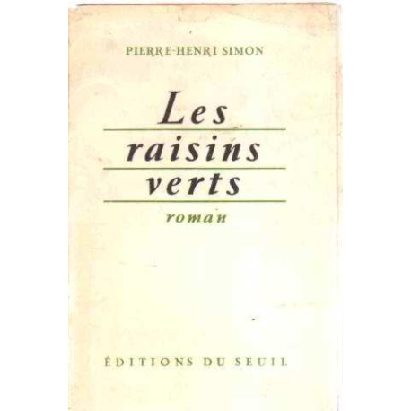 Les raisins verts