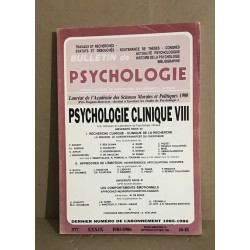 Bulletin de psychologie n°377 / revue bimestrielle / articles sur...