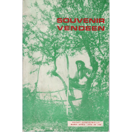 Revue du Souvenir Vendéen. Trimestrielle n° 106