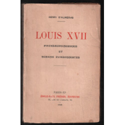 Louis XVII : fauxdauphinomanie et romans évasionnistes (1928)