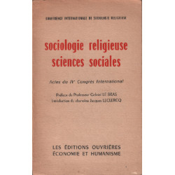 Sociologie religieuse sciences sociales