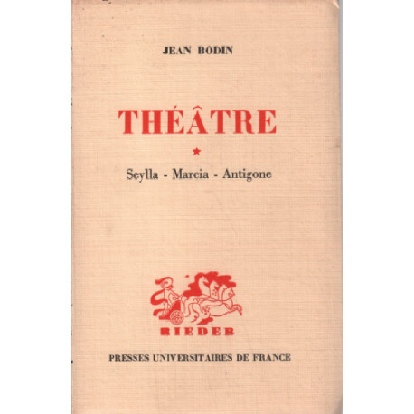 Theatre 1 / scylla-marcia-antigone/ EO numerotée 1/ 14