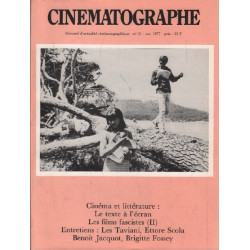 Mensuel d'actualité cinématographique / cinématographe n° 31