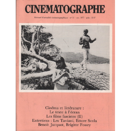 Mensuel d'actualité cinématographique / cinématographe n° 31