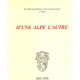 D'une alpe l'autre 1885-1985