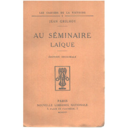 Au séminaire laïque/ EO