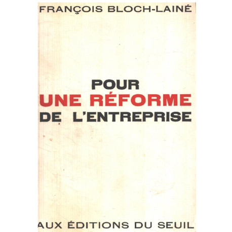 Pour une réforme de l'enreprise