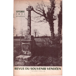 Revue du Souvenir Vendéen. Trimestrielle n° 96