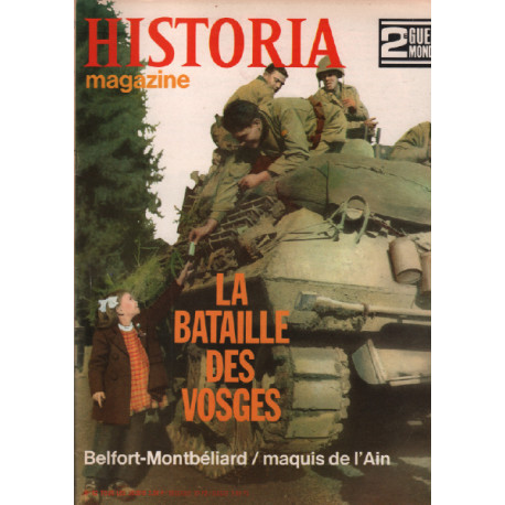 2ème guerre mondiale / historia magazine n° 82 la bataille des vosges