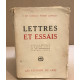 Lettres et essais / préface d'andre gide et une introduction...