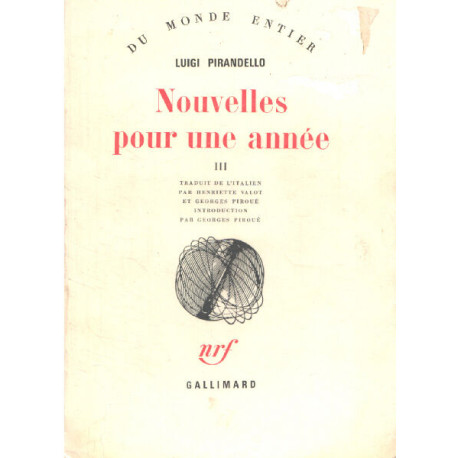 Nouvelles pour une année / tome 3 / EO de la traduction française...