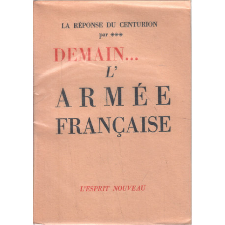 Demain... l'armée française