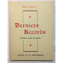 Derniers accords : troisieme recueil de poemes