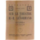 Sur le theatre de H-R. lenormand